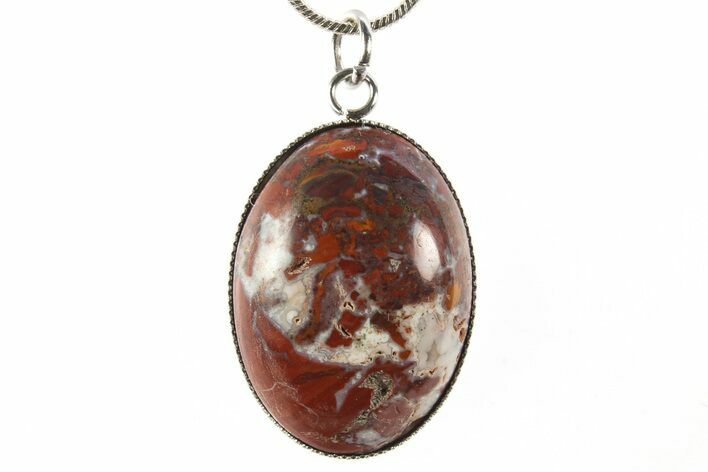 Brecciated Jasper Pendant (Necklace) - Includes Chain #327657